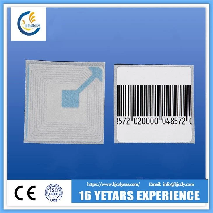 Eas 8.2mhz 4x4cm Rf autocolant pentru supermarket